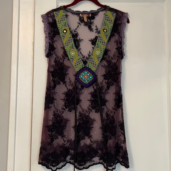 Free People Lace Top - Picture 1 of 5